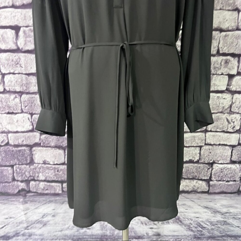 Ann Taylor LOFT Gray A-Line Dress Size L - Picture 3 of 9